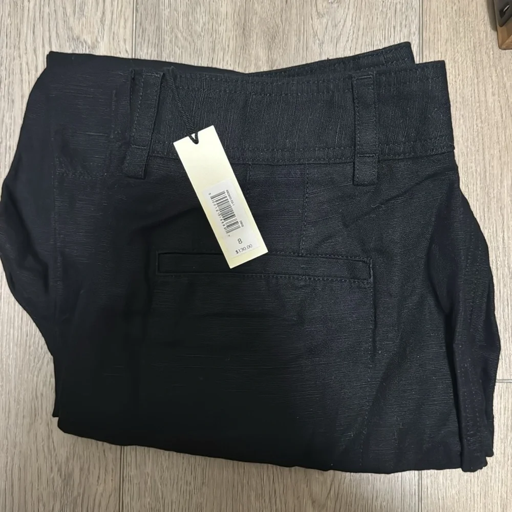 NWT! Banana Republic Black Mya Cotton-Linen Cargo Pant - Multiple Sizes🩷